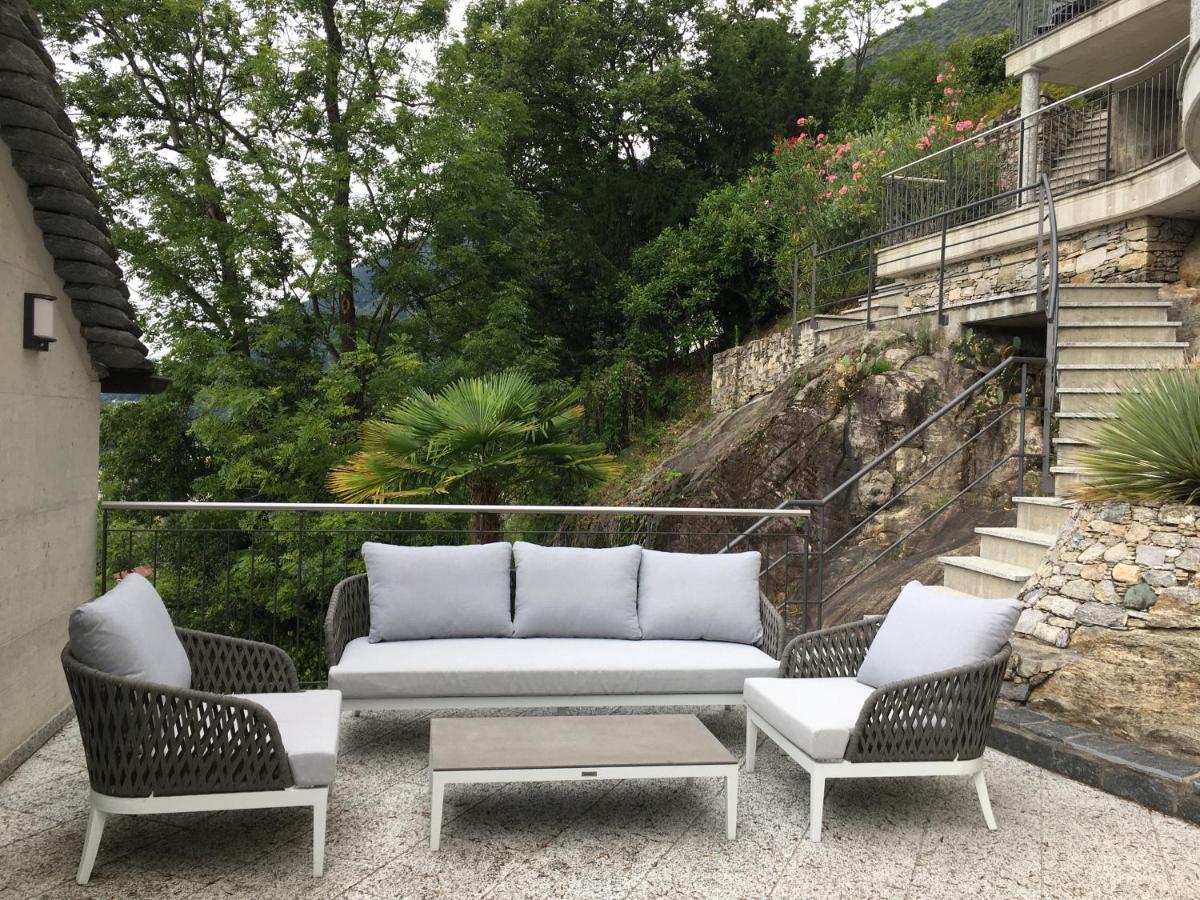 Rustico Resa: Brione Sopra Minusio Villa Exterior foto